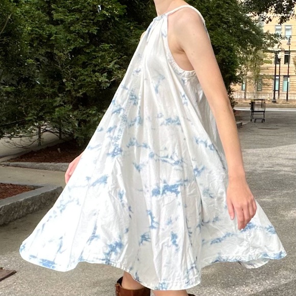 Anthropologie Holding Horses chambray tie dye swing dress, S. - Picture 3 of 16
